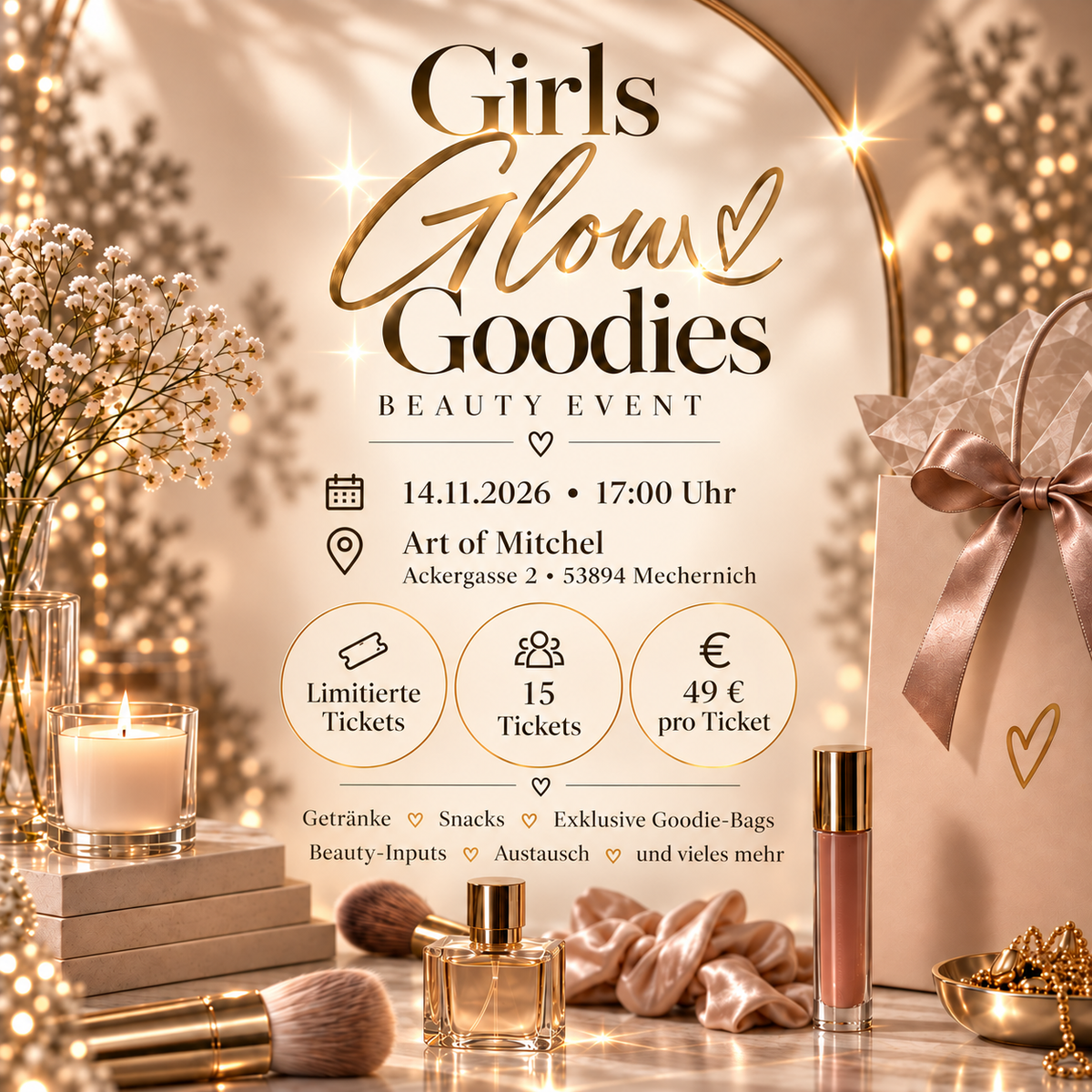 Girls Glow Goodies – Event Ticket | 14.11.2026